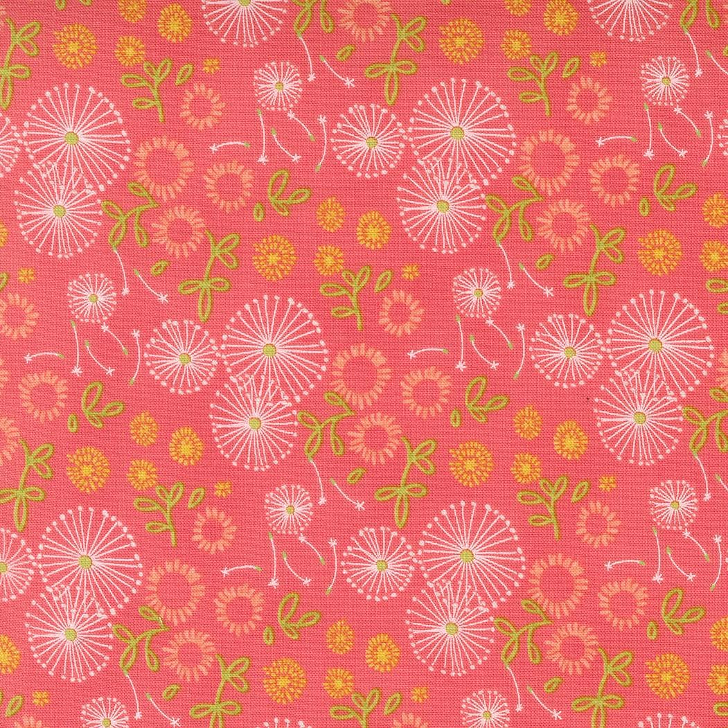 1/2 Yard - Dandi Duo - Coral - Robin Pickens - Moda - Fabric Yardage - 48752 15