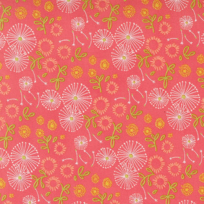 1/2 Yard - Dandi Duo - Coral - Robin Pickens - Moda - Fabric Yardage - 48752 15