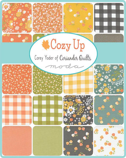 Patron de courtepointe Feuilles - Cozy Up - Corey Yoder - Moda - CQ 179