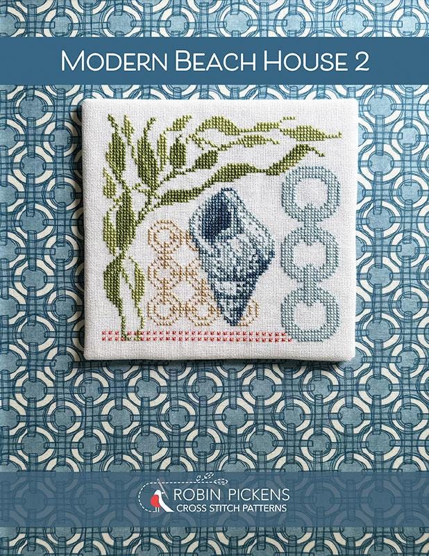 Modern Beach House 2 Cross Stitch Pattern - Robin Pickens - RPCSP MBH2 422