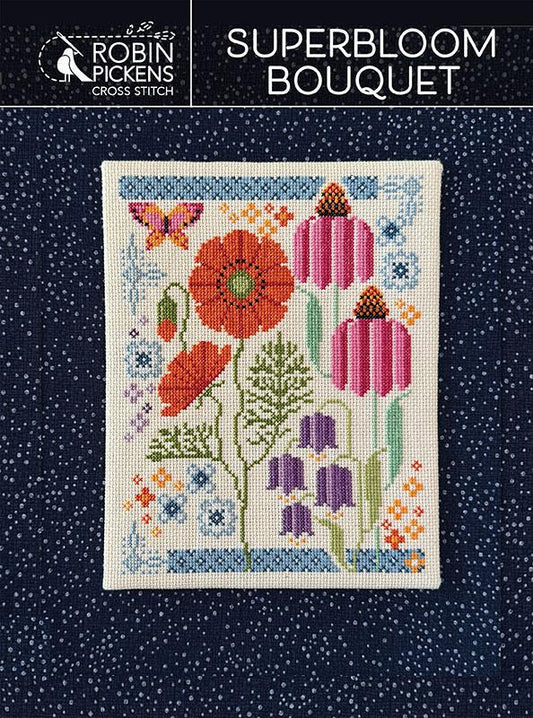 Superbloom Bouquet Cross Stitch Pattern - Robin Pickens - RPCSP SB426