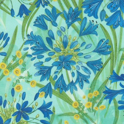 1/2 Yard - Serena Shores - Aqua - Robin Pickens - Moda - Fabric Yardage - 48770 19