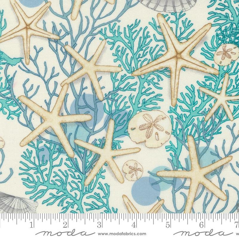 1/2 Yard - Serena Shores - Cloud - Robin Pickens - Moda - Fabric Yardage - 48771 11