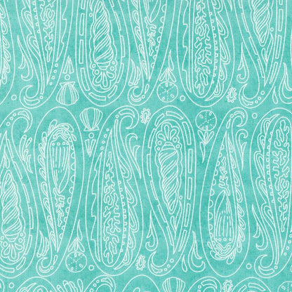 1/2 Yard - Serena Shores - Aqua - Robin Pickens - Moda - Fabric Yardage - 48772 21