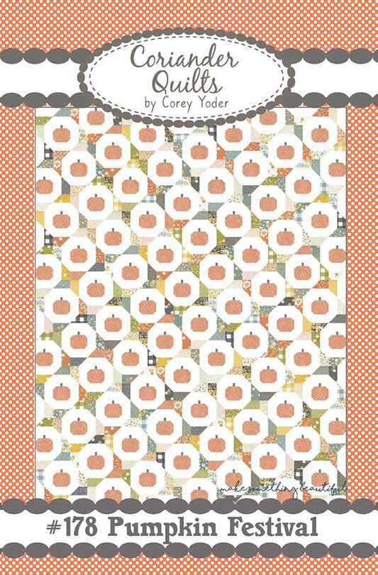 Pumpkin Festival Quilt Pattern - Cozy Up - Corey Yoder - Moda - CQ 178