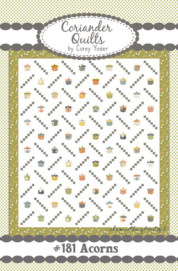 Acorns Quilt Pattern - Cozy Up - Corey Yoder - Moda - CQ 181