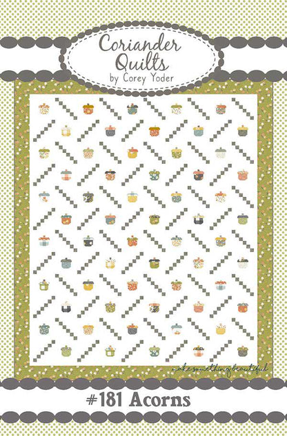 Acorns Quilt Pattern - Cozy Up - Corey Yoder - Moda - CQ 181