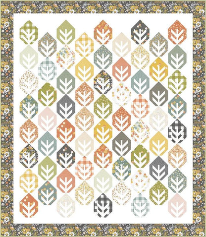 Leaves Quilt Pattern - Cozy Up - Corey Yoder - Moda - CQ 179
