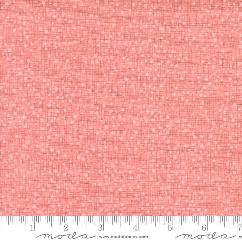 1/2 Yard - Dotty Thatched - Carnation - Robin Pickens - Moda - Fabric Yardage - 48715 225