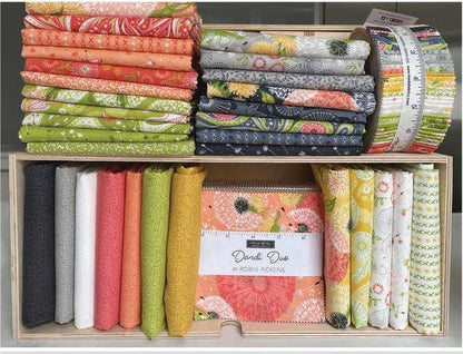 Dandi Duo - Robin Pickens - Moda - 40 Pieces - Jelly Roll - 48750JR