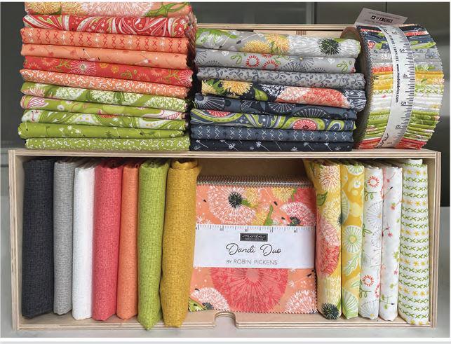 Dandi Duo - Robin Pickens - Moda - 42 Pieces - Mini Charm Pack - 48750MC