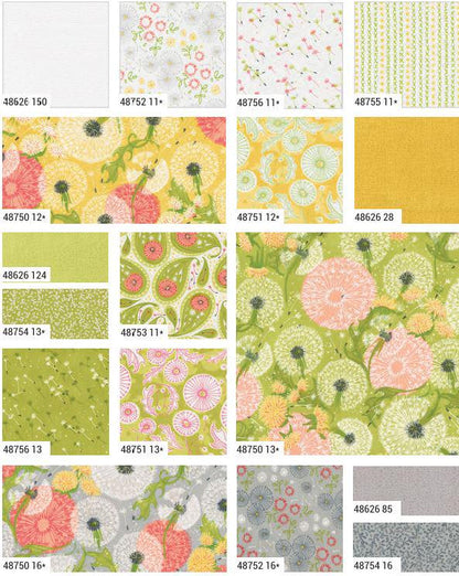 Dandi Duo - Robin Pickens - Moda - 42 Pieces - Mini Charm Pack - 48750MC