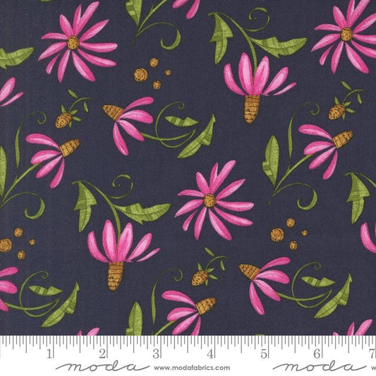 1/2 Yard - Superbloom - Indigo - Robin Pickens - Moda - Fabric Yardage - 48783 16