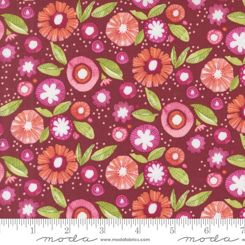 1/2 Yard - Superbloom - Zinnia - Robin Pickens - Moda - Fabric Yardage - 48786 22