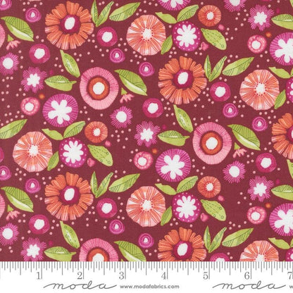 1/2 Yard - Superbloom - Zinnia - Robin Pickens - Moda - Fabric Yardage - 48786 22