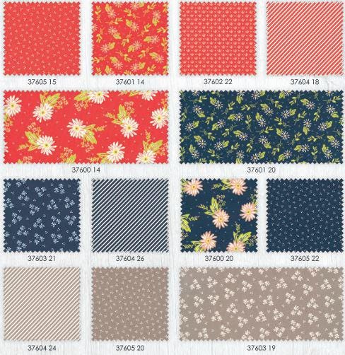 SALE!! Happy Days - Sherri & Chelsi - Moda - 40 Pieces - HONEY BUN - 37600HB