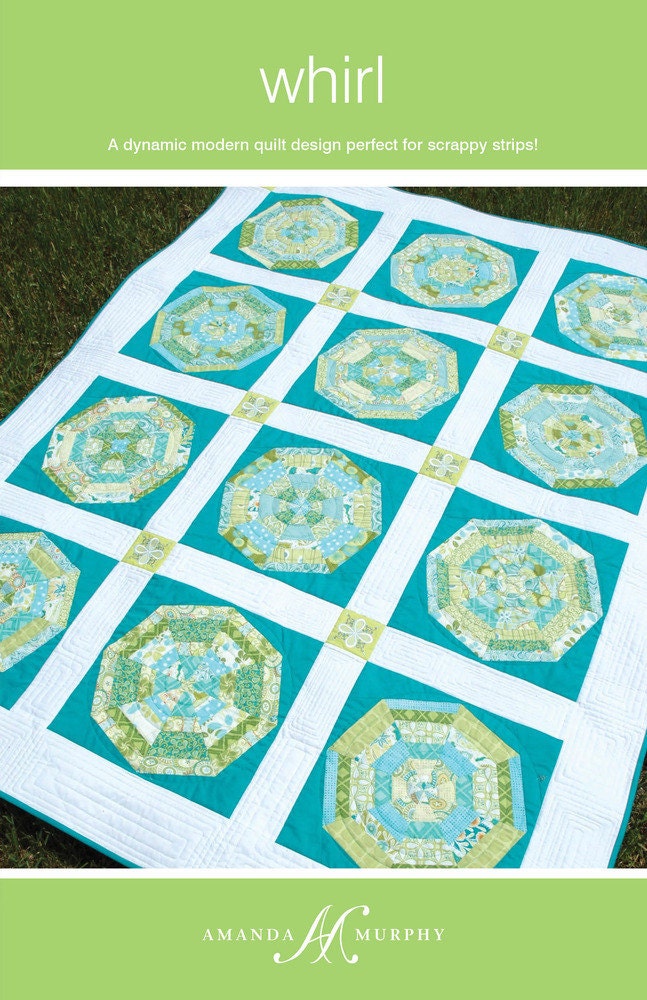 SALE!! Whirl Quilt Pattern - Amanda Murphy - Amanda Murphy Design - AMD 022