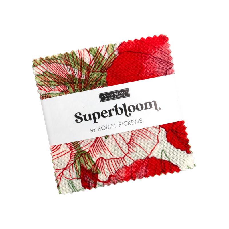 Superbloom - Robin Pickens - Moda - 42 Pieces - Mini Charm Pack - 48780MC