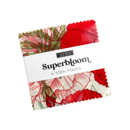 Superbloom - Robin Pickens - Moda - 42 Pieces - Mini Charm Pack - 48780MC