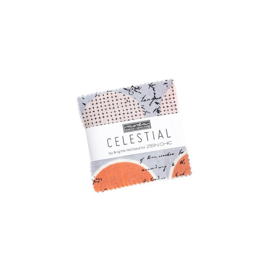 SALE!! Celestial - Zen Chic - Brigitte Heitland - Moda - 42 Pieces - Mini Charm Pack - 1810MC