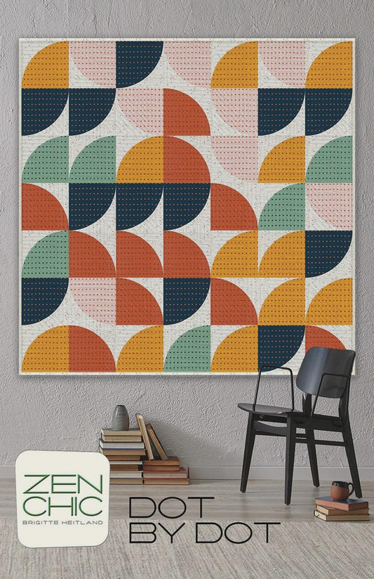 Dot by Dot Quilt Pattern - Zen Chic - Brigitte Heitland - Moda - ZC DOQP