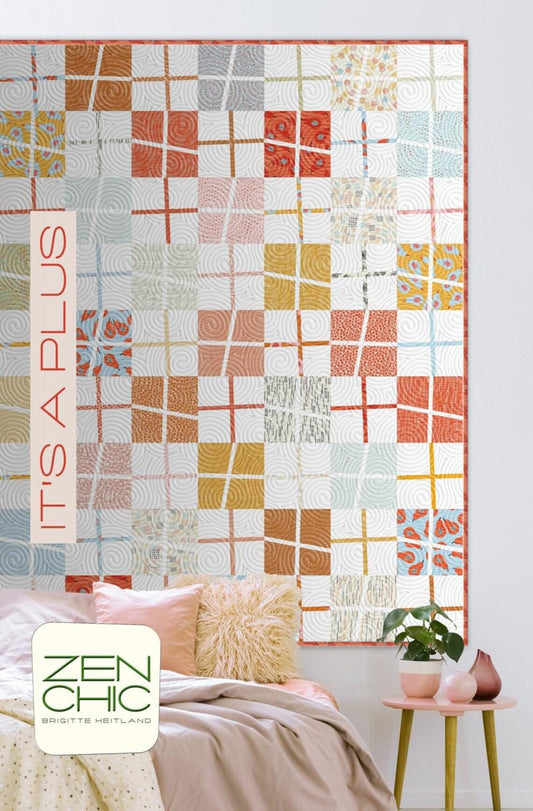It's a Plus Quilt Pattern - Zen Chic - Brigitte Heitland - Moda - ZC PLQP