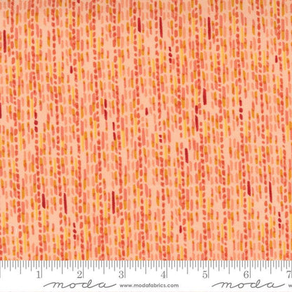 SALE!! 1/2 Yard - Carolina Lilies - Peach - Robin Pickens - Moda - Fabric Yardage - 48705 14
