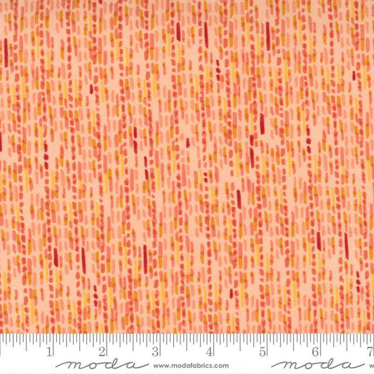 SALE!! 1/2 Yard - Carolina Lilies - Peach - Robin Pickens - Moda - Fabric Yardage - 48705 14
