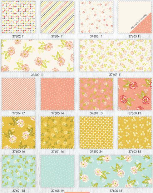 SALE!! Happy Days - Sherri & Chelsi - Moda - 30 Pieces - Fat EIGHTH Bundle - 37600F8