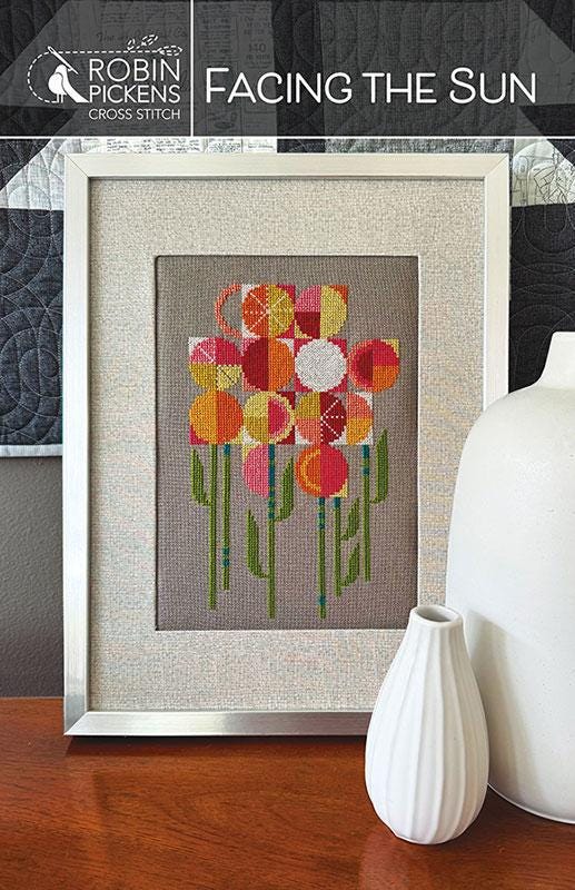 Facing the Sun Cross Stitch Pattern - Robin Pickens - Moda - RPCSP FTS419