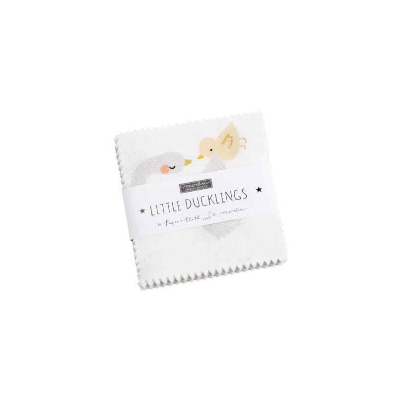SALE!! Little Ducklings - Paper & Cloth - Moda - 42 Pieces - Mini Charm Pack - 25100MC