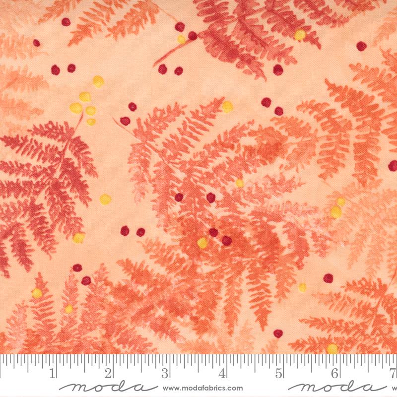 SALE!! 1/2 Yard - Carolina Lilies - Peach - Robin Pickens - Moda - Fabric Yardage - 48702 14