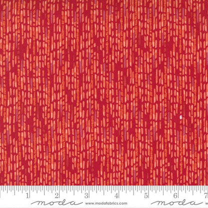 SALE!! 1/2 Yard - Carolina Lilies - Red - Robin Pickens - Moda - Fabric Yardage - 48705 12