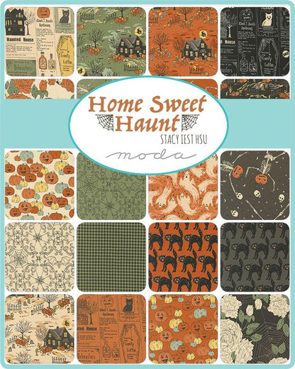 1/2 Yard - Home Sweet Haunt - Moss - Stacy Iest Hsu - Moda - Fabric Yardage - 20918 15