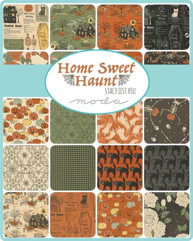 1/2 Yard - Home Sweet Haunt - Rust - Stacy Iest Hsu - Moda - Fabric Yardage - 20915 13