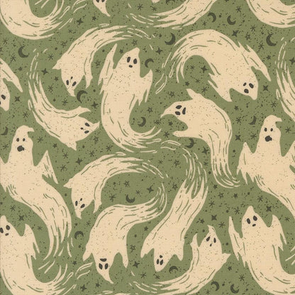1/2 Yard - Home Sweet Haunt - Moss - Stacy Iest Hsu - Moda - Fabric Yardage - 20914 15