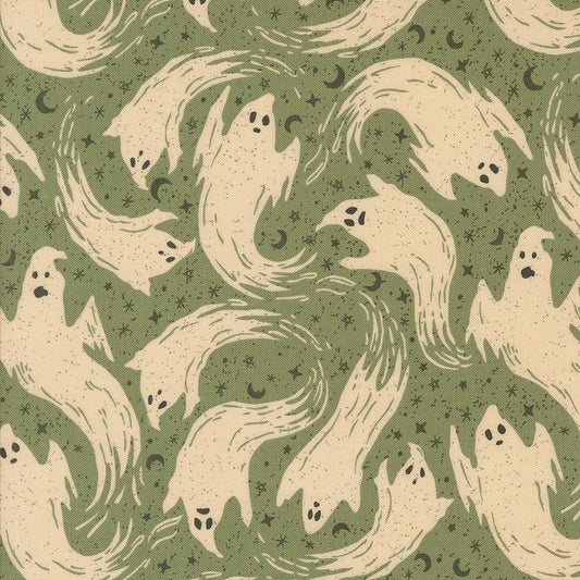 1/2 Yard - Home Sweet Haunt - Moss - Stacy Iest Hsu - Moda - Fabric Yardage - 20914 15