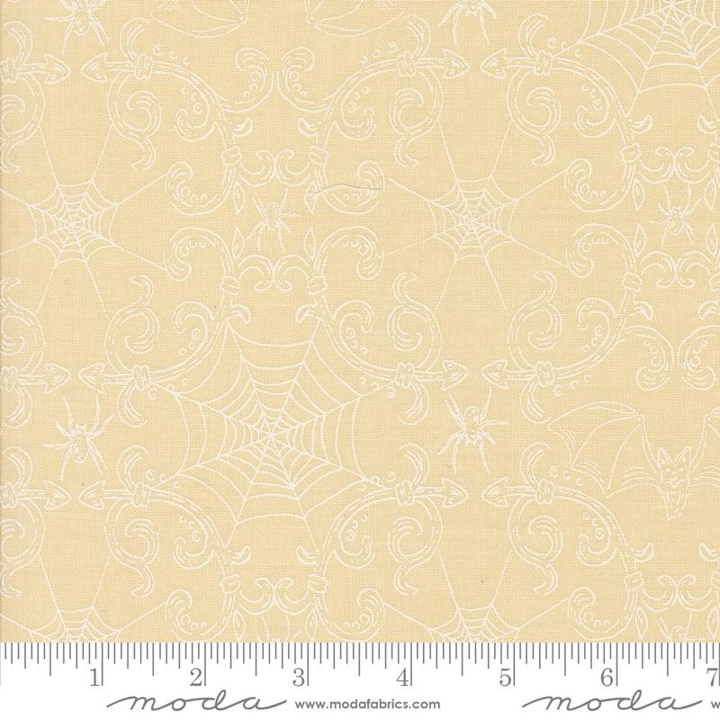 1/2 Yard - Home Sweet Haunt - Bone White - Stacy Iest Hsu - Moda - Fabric Yardage - 20917 21