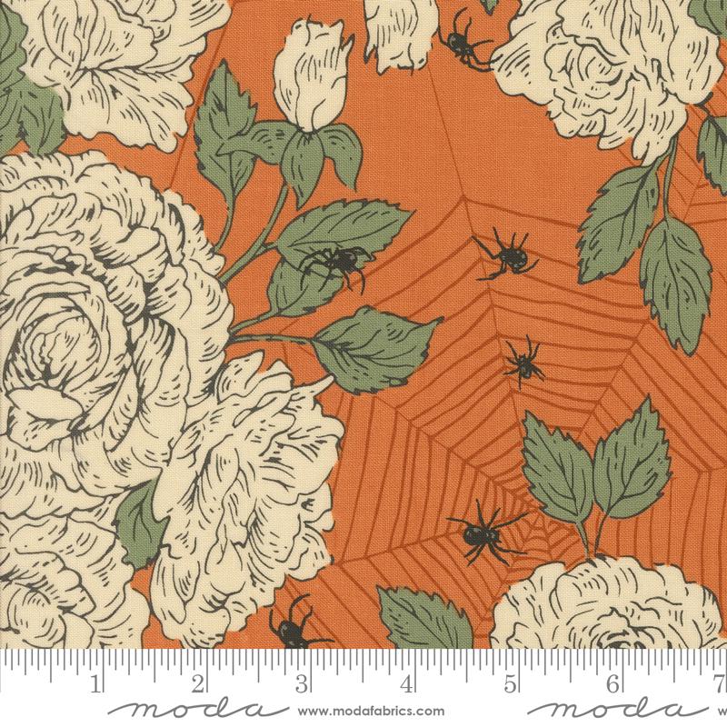 1/2 Yard - Home Sweet Haunt - Pumpkin - Stacy Iest Hsu - Moda - Fabric Yardage - 20911 14