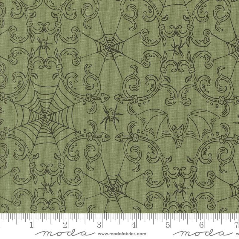 1/2 Yard - Home Sweet Haunt - Moss - Stacy Iest Hsu - Moda - Fabric Yardage - 20917 15