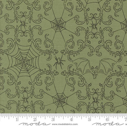 1/2 Yard - Home Sweet Haunt - Moss - Stacy Iest Hsu - Moda - Fabric Yardage - 20917 15