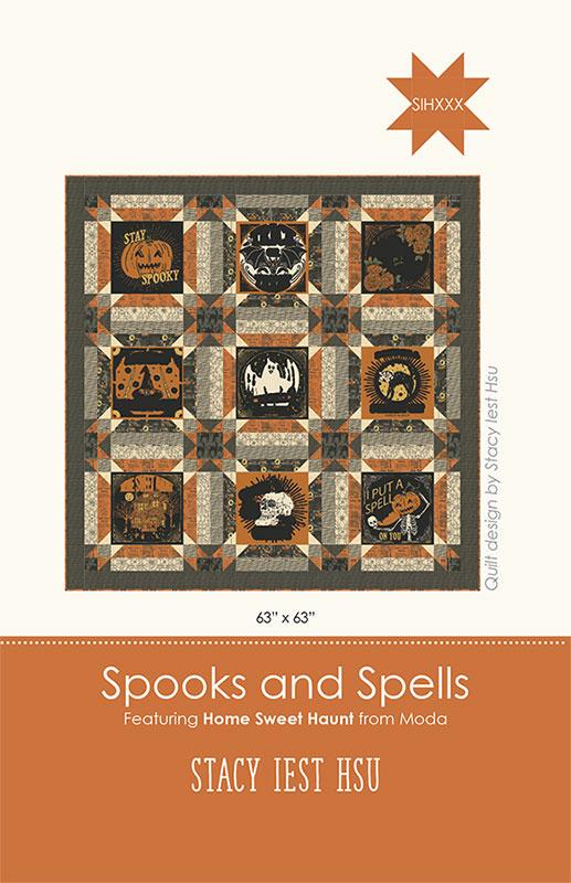 Spooks and Spells Quilt Pattern - Stacy Iest Hsu - Moda - SIH 107