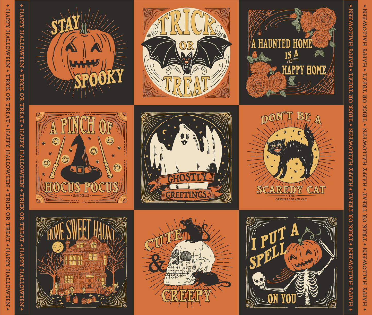 Spooks and Spells Quilt Pattern - Stacy Iest Hsu - Moda - SIH 107