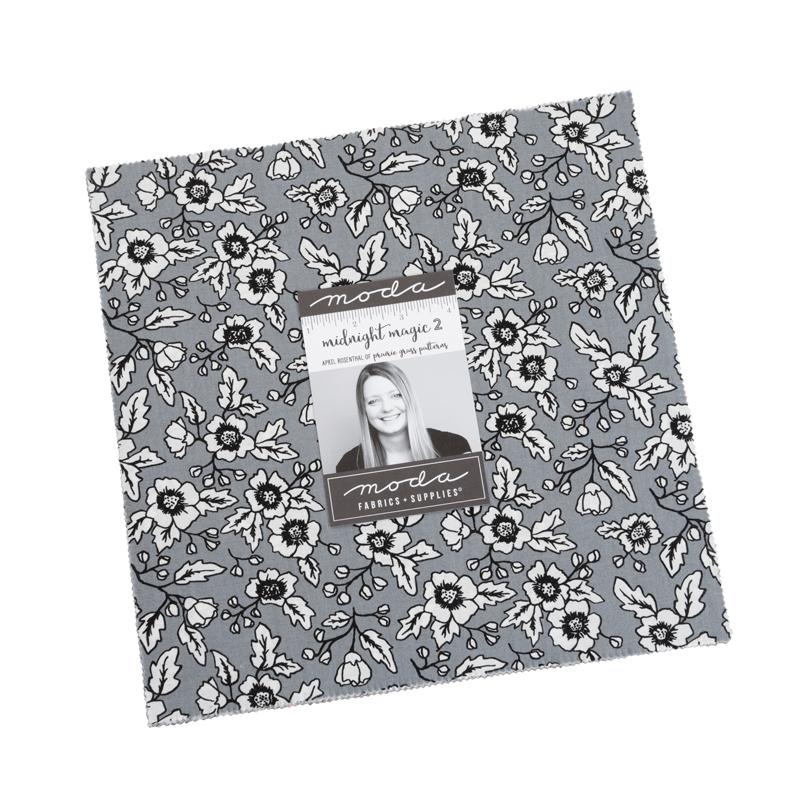 Midnight Magic 2 - April Rosenthal - Prairie Grass Patterns - Moda - 42 Pieces - Layer Cake - 24100LC