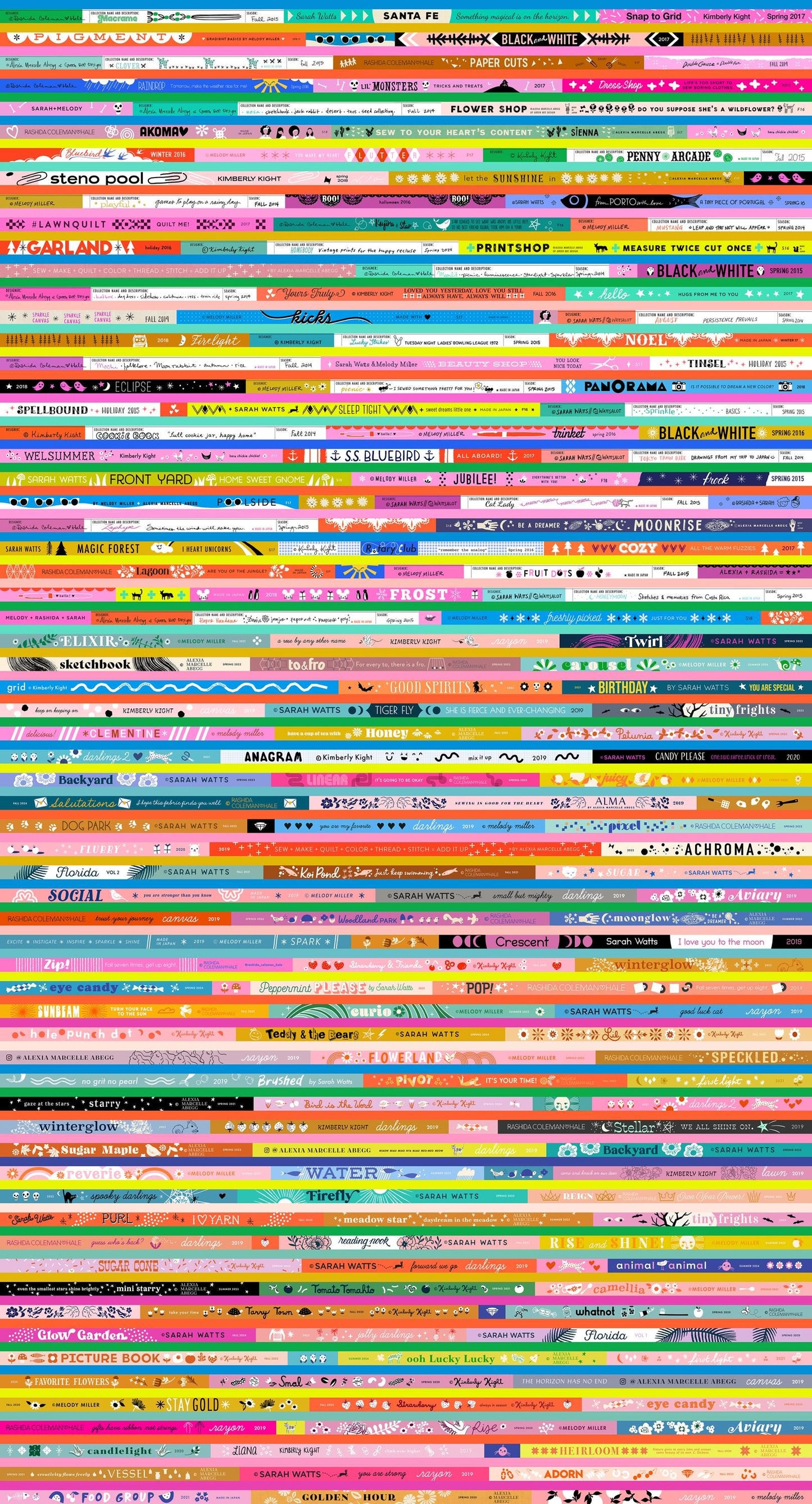 1/2 Yard - Selvedge Magic - Multi - Ruby Star Society - Fabric Yardage - RS5179 11