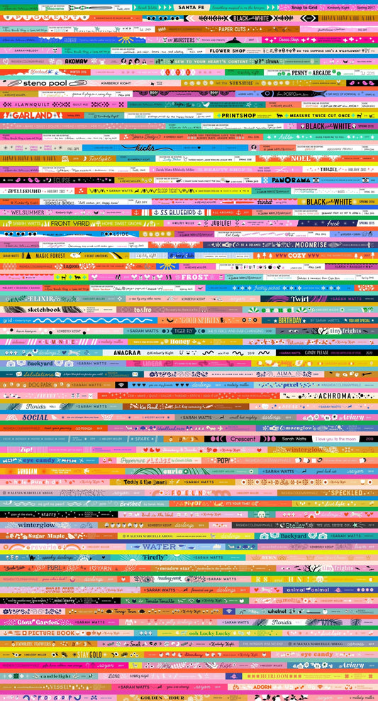 1/2 Yard - Selvedge Magic - Multi - Ruby Star Society - Fabric Yardage - RS5179 11