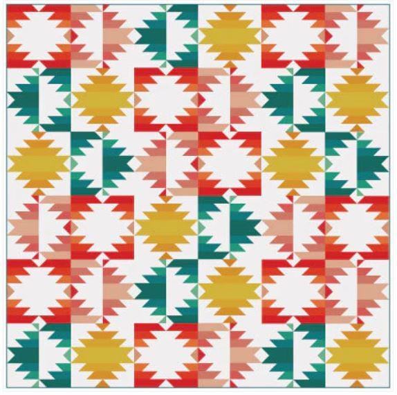 Solar Eclipse Quilt Pattern - Elizabeth Hartman - EH 013