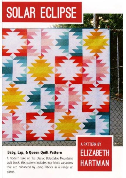 Solar Eclipse Quilt Pattern - Elizabeth Hartman - EH 013
