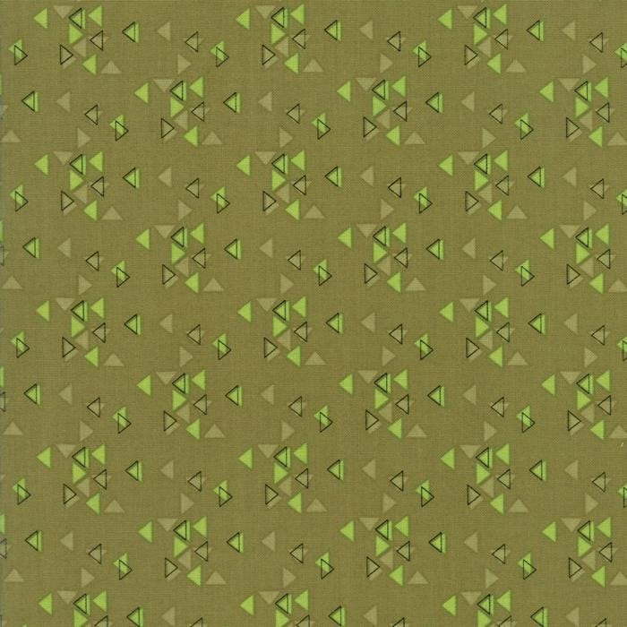 SALE!! 1/2 Yard - Spectrum Ombre - Triangles - Avocado - V and Co - Vanessa Christenson - Moda Fabrics - Fabric Yardage - 10862-19