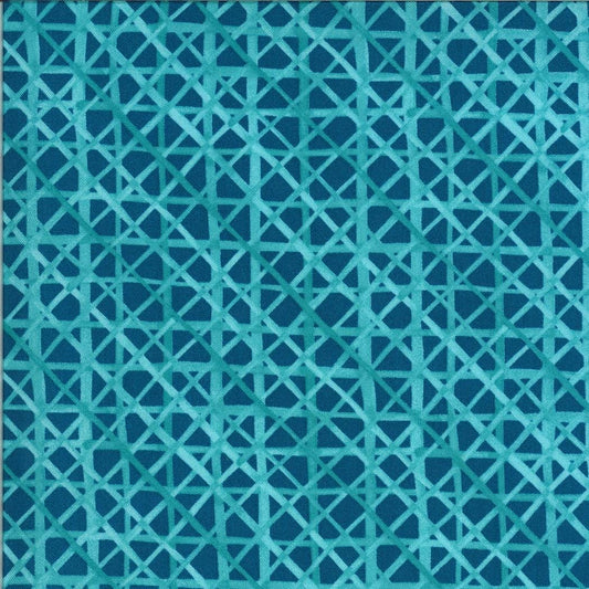 SALE!! 1/2 Yard - Solana - Criss Cross - Teal - Robin Pickens - Moda - Fabric Yardage - 48685 16